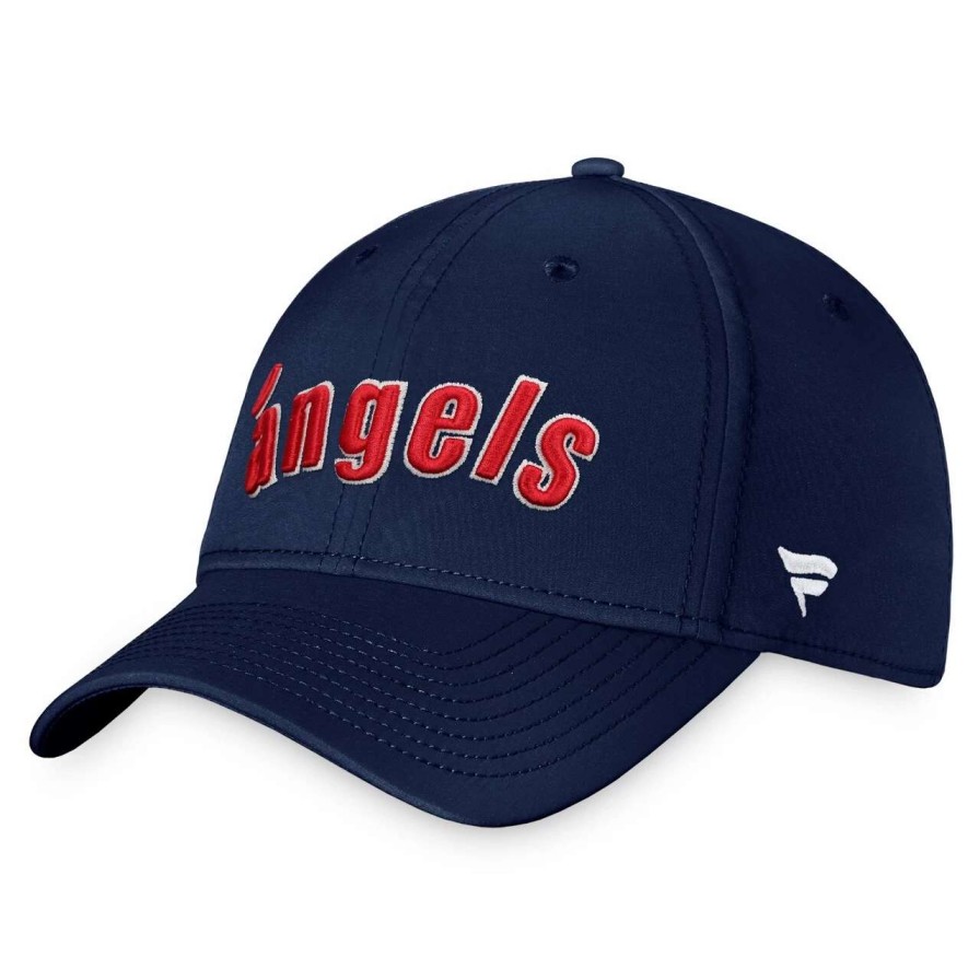 Team * | Men'S California Angels Fanatics Branded Navy Cooperstown Core Flex Hat