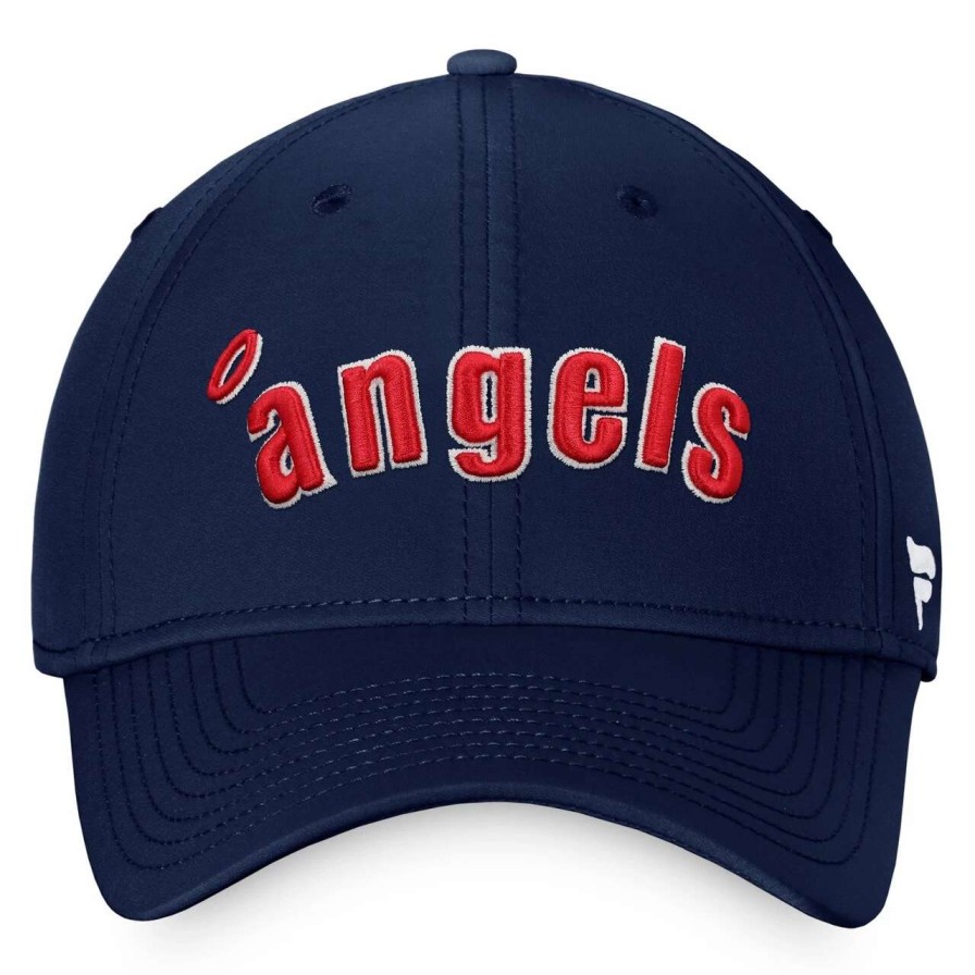 Team * | Men'S California Angels Fanatics Branded Navy Cooperstown Core Flex Hat