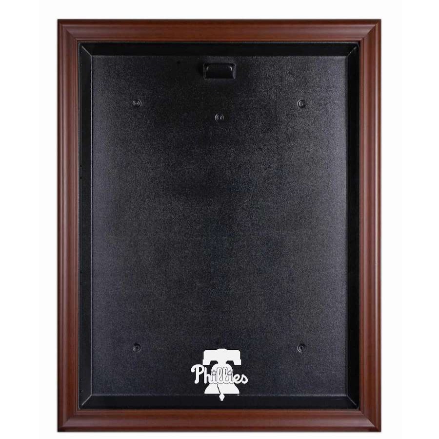 Collectibles & Memorabilia * | Philadelphia Phillies Fanatics Authentic Brown Framed 2019 Logo Jersey Display Case