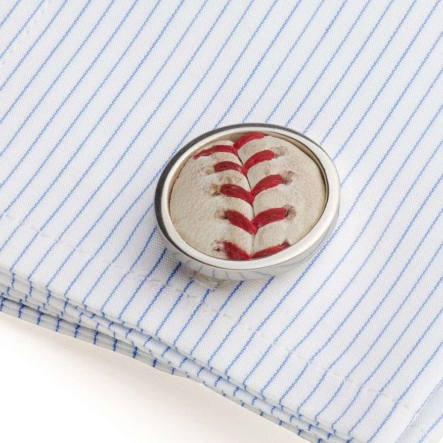 Collectibles & Memorabilia * | Philadelphia Phillies Tokens & Icons Game-Used Baseball Cuff Links