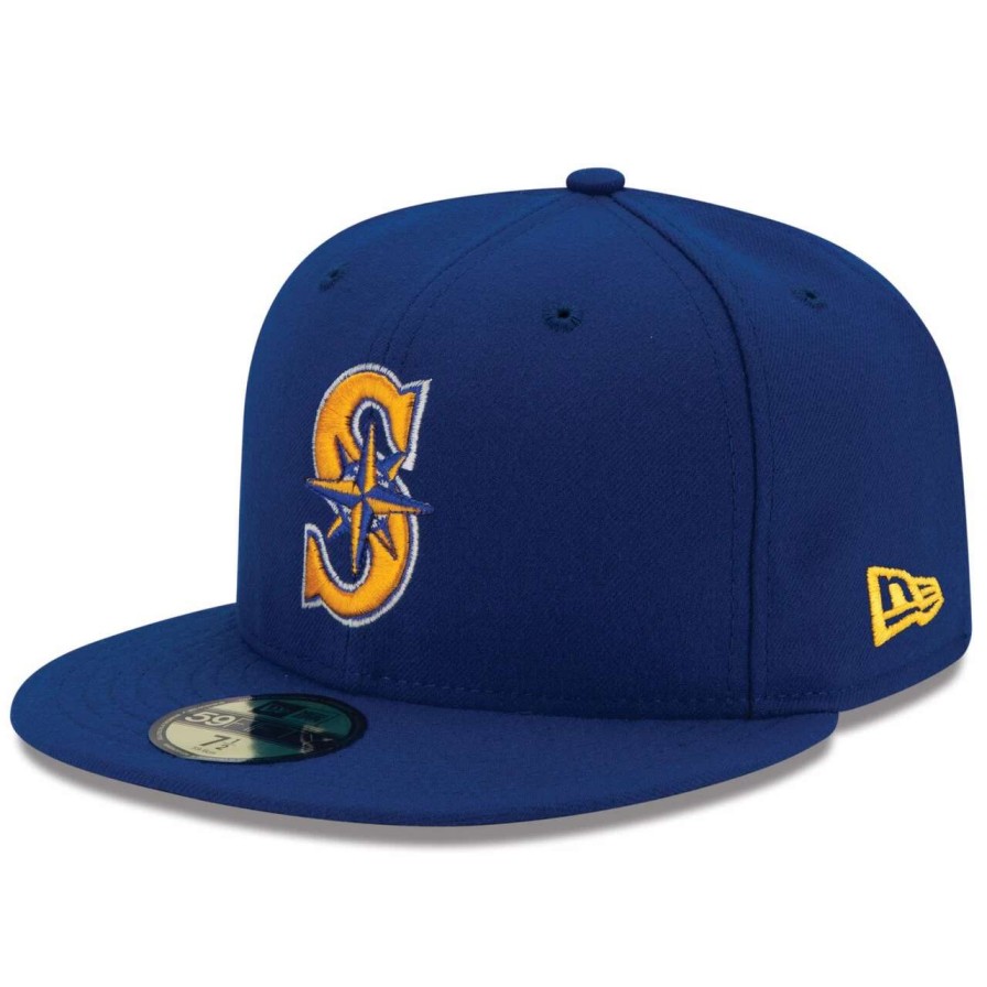 Team * | Men'S Seattle Mariners New Era Royal Alternate 2 Authentic On Field 59Fifty Fitted Hat