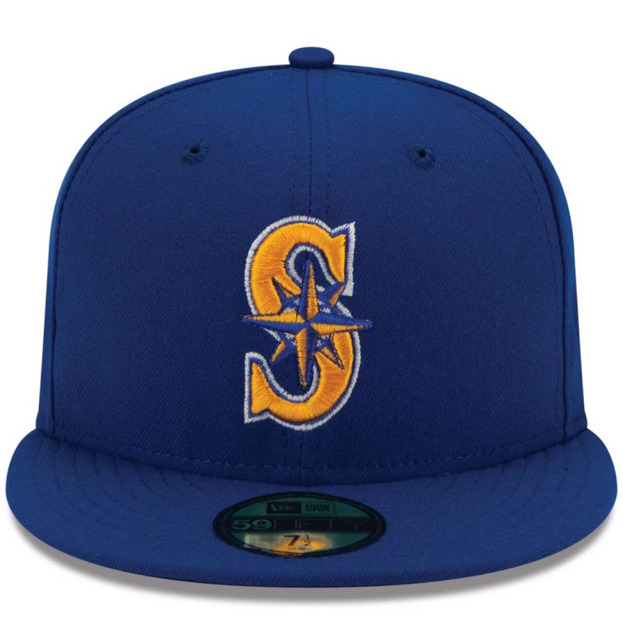 Team * | Men'S Seattle Mariners New Era Royal Alternate 2 Authentic On Field 59Fifty Fitted Hat