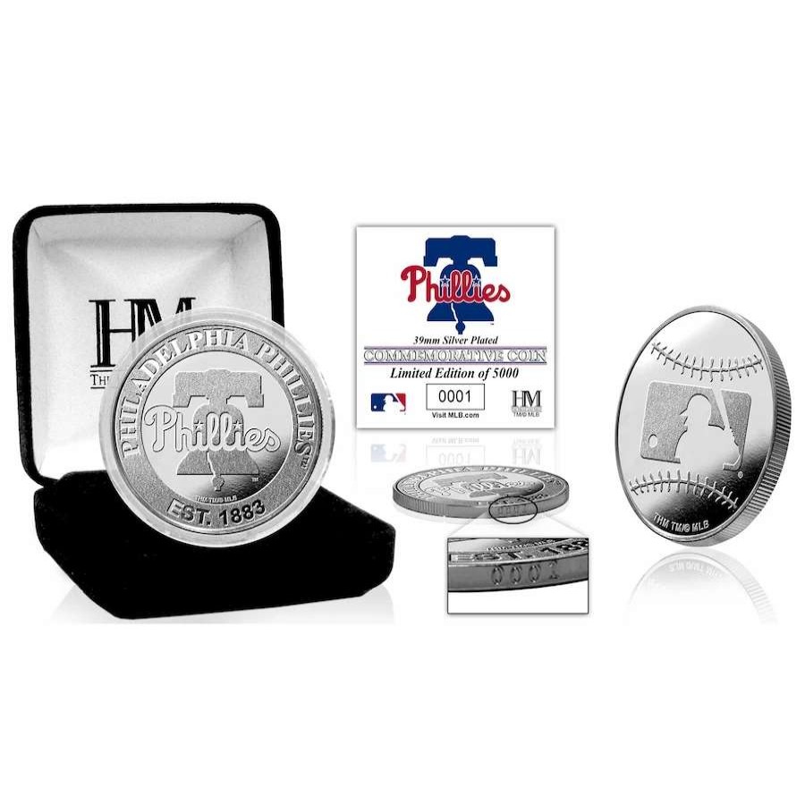 Collectibles & Memorabilia * | Philadelphia Phillies Highland Mint Silver Mint Coin