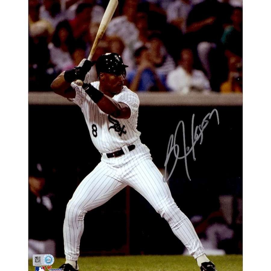 Collectibles & Memorabilia * | Autographed Kansas City Royals Bo Jackson Fanatics Authentic 8" X 10" White Hitting Photograph