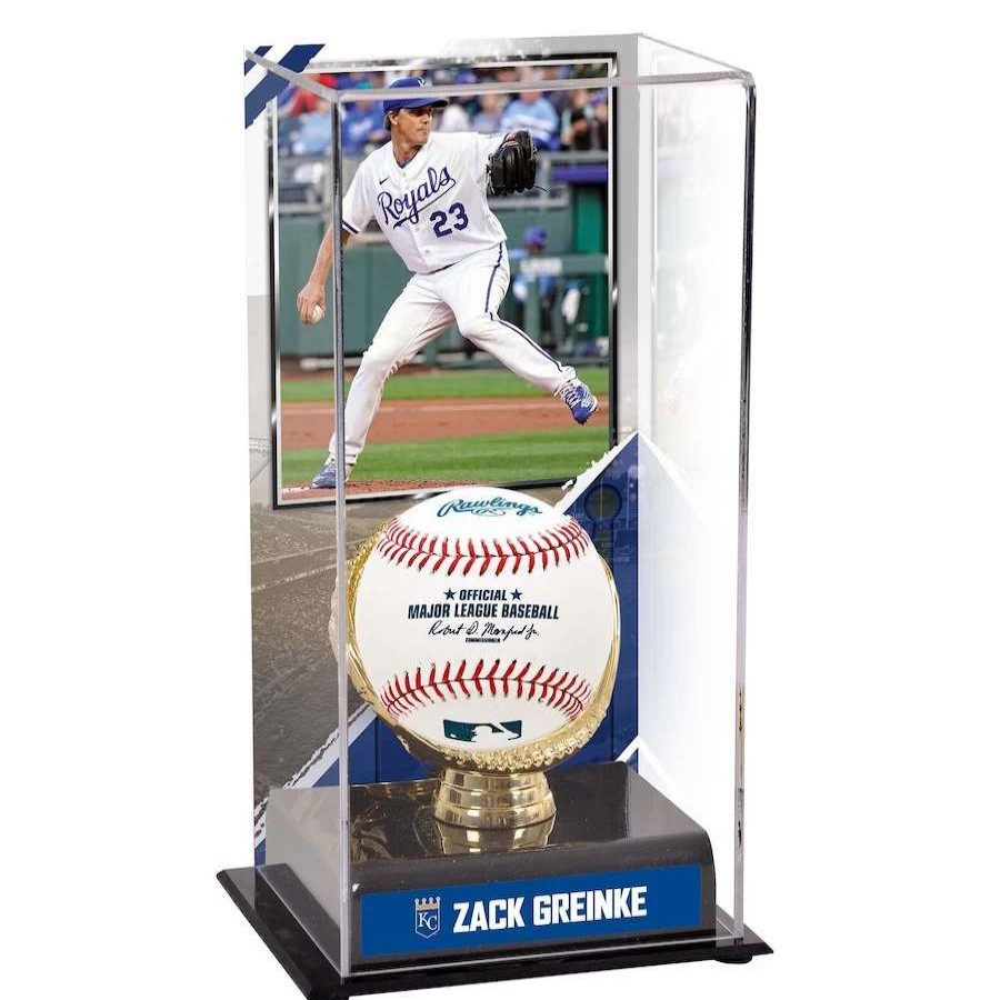 Collectibles & Memorabilia * | Kansas City Royals Zack Greinke Fanatics Authentic Gold Glove Display Case With Image