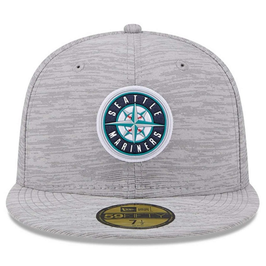 Team * | Men'S Seattle Mariners New Era Gray 2023 Clubhouse 59Fifty Fitted Hat