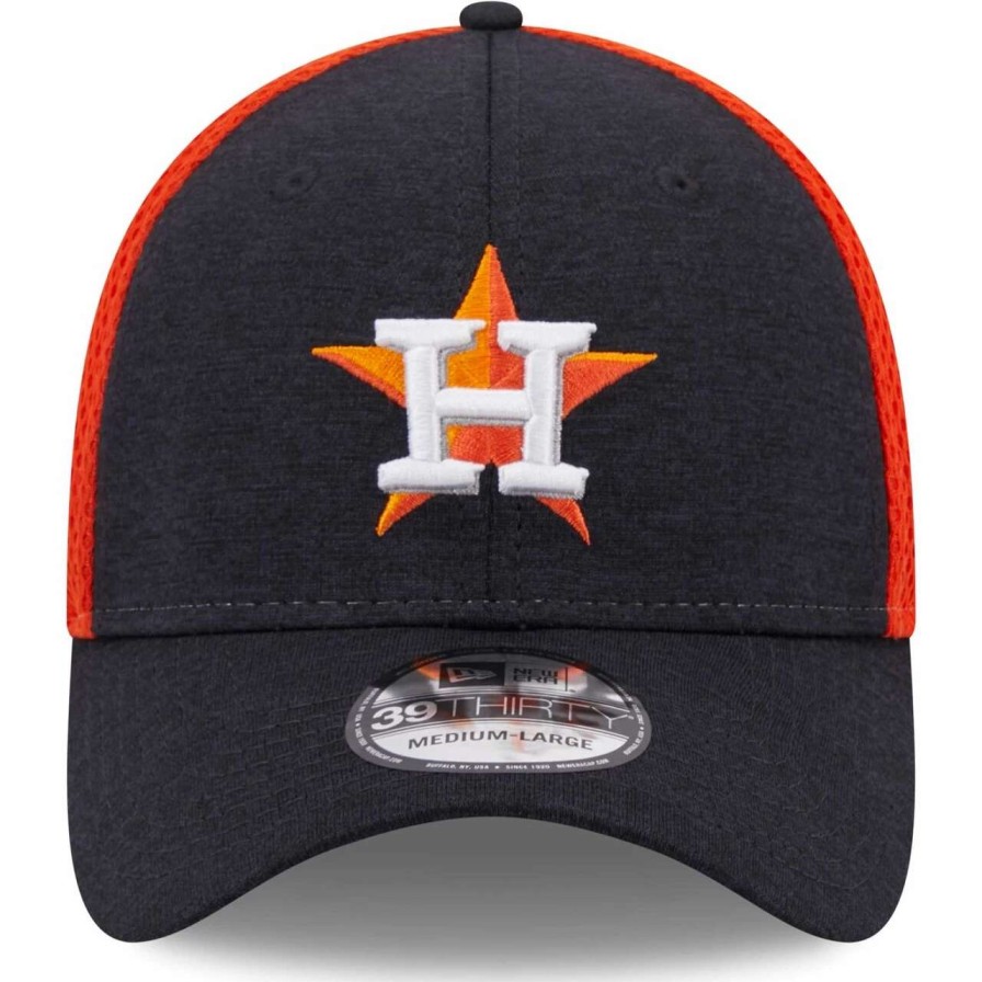 Team * | Men'S Houston Astros New Era Navy Shadow Neo 39Thirty Flex Hat