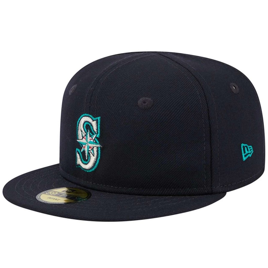 Team * | Infant Seattle Mariners New Era Navy My First 59Fifty Fitted Hat