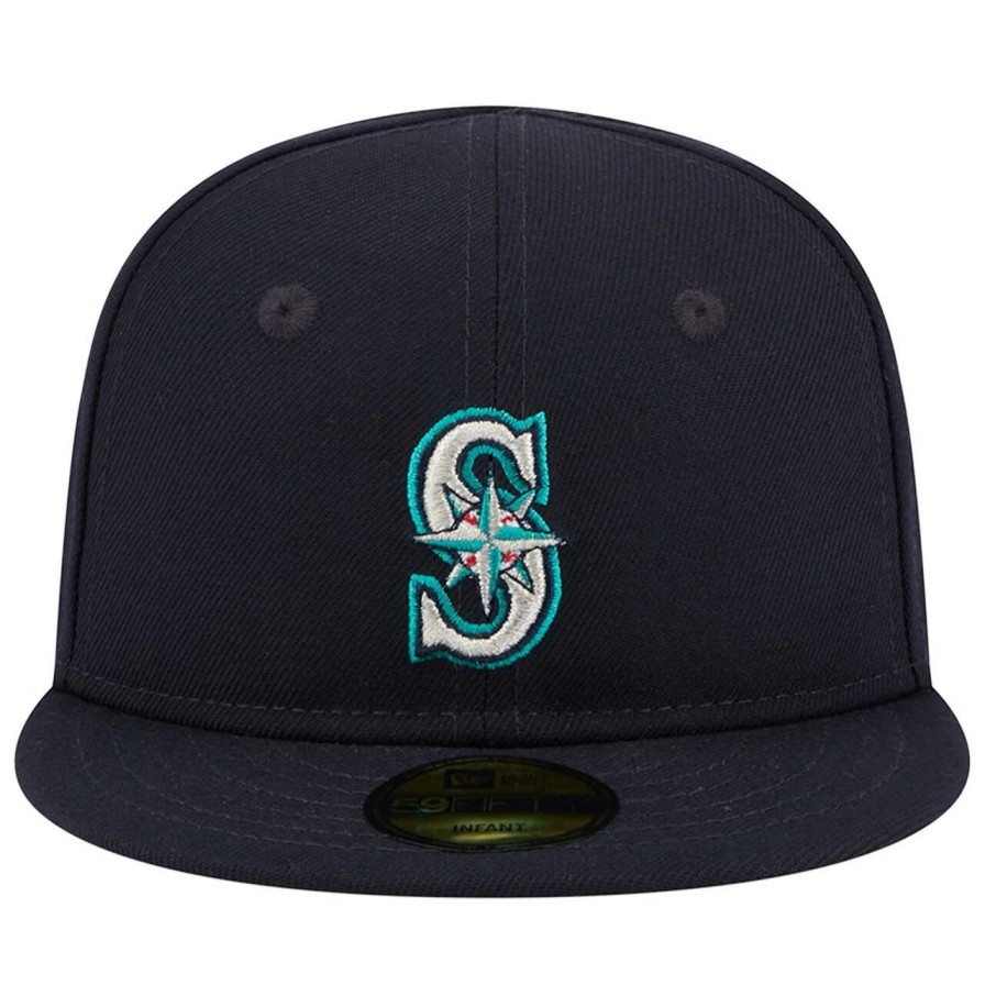 Team * | Infant Seattle Mariners New Era Navy My First 59Fifty Fitted Hat