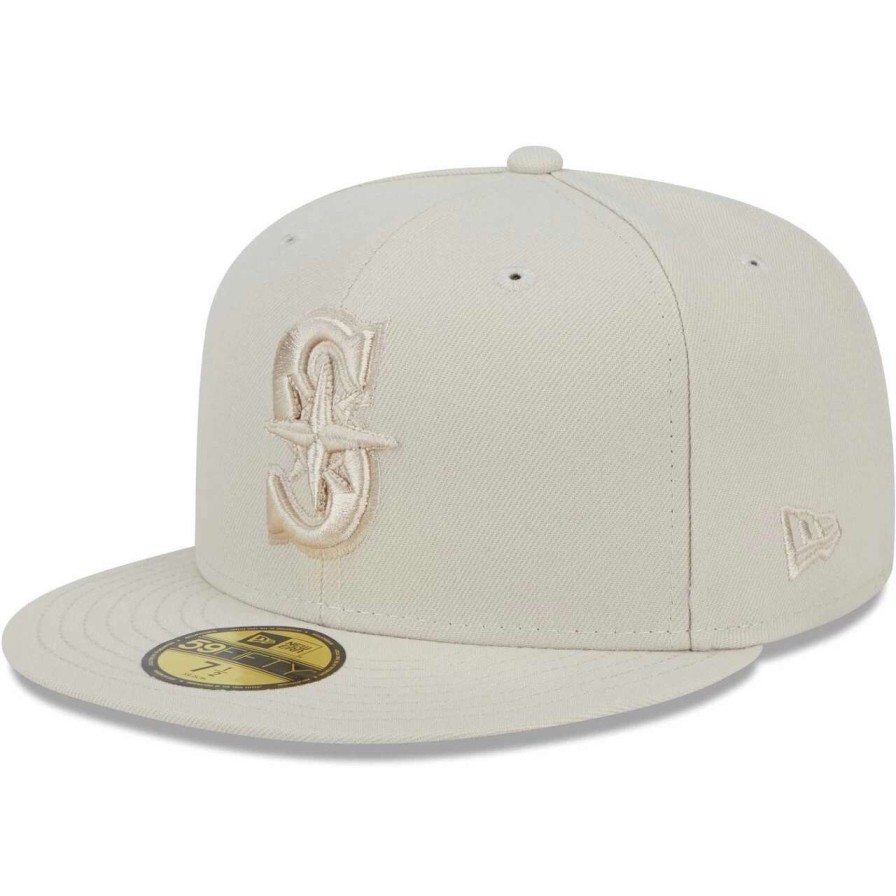 Team * | Men'S Seattle Mariners New Era Khaki Tonal 59Fifty Fitted Hat