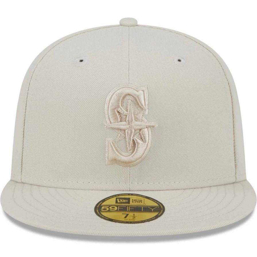 Team * | Men'S Seattle Mariners New Era Khaki Tonal 59Fifty Fitted Hat