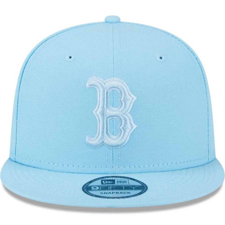 Team * | Men'S Boston Red Sox New Era Light Blue Spring Color Basic 9Fifty Snapback Hat