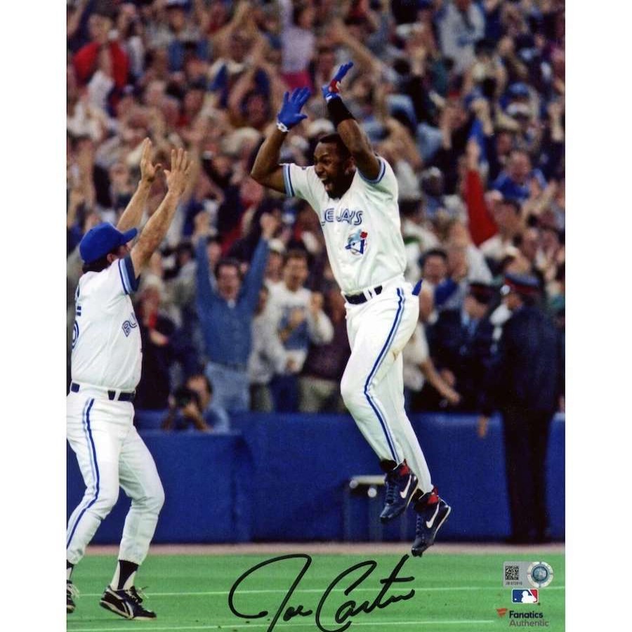 Collectibles & Memorabilia * | Autographed Toronto Blue Jays Joe Carter Fanatics Authentic 8 X 10 1993 World Series Walk Off Photograph