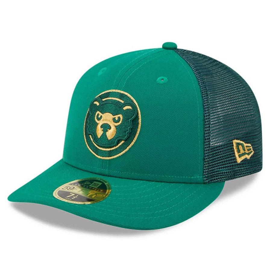 Team * | Men'S Chicago Cubs New Era Kelly Green 2023 St. Patrick'S Day Low Profile 59Fifty Fitted Hat