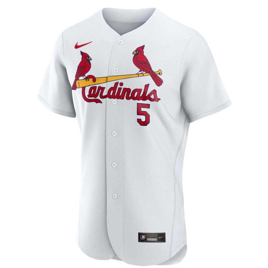 Collectibles & Memorabilia * | Autographed St. Louis Cardinals Albert Pujols Fanatics Authentic White Nike Authentic Jersey