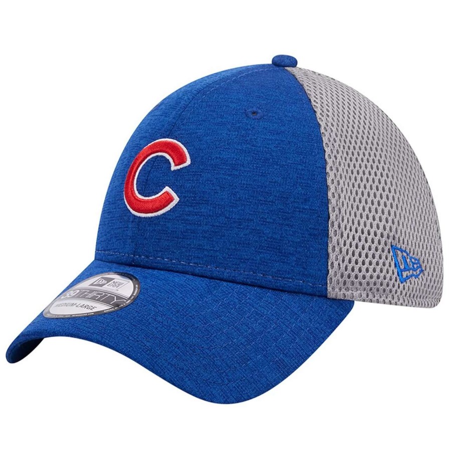 Team * | Men'S Chicago Cubs New Era Royal Shadow Neo 39Thirty Flex Hat