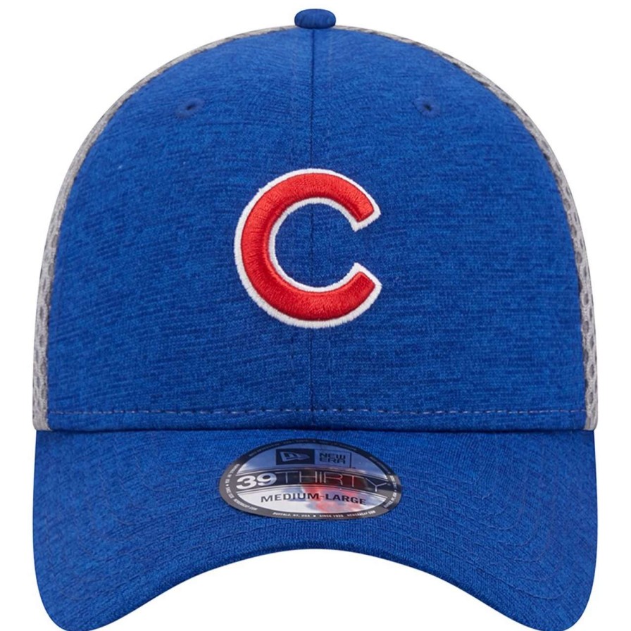 Team * | Men'S Chicago Cubs New Era Royal Shadow Neo 39Thirty Flex Hat