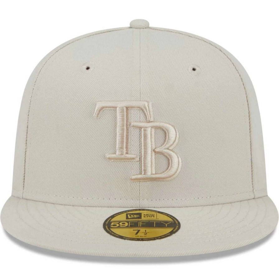 Team * | Men'S Tampa Bay Rays New Era Khaki Tonal 59Fifty Fitted Hat