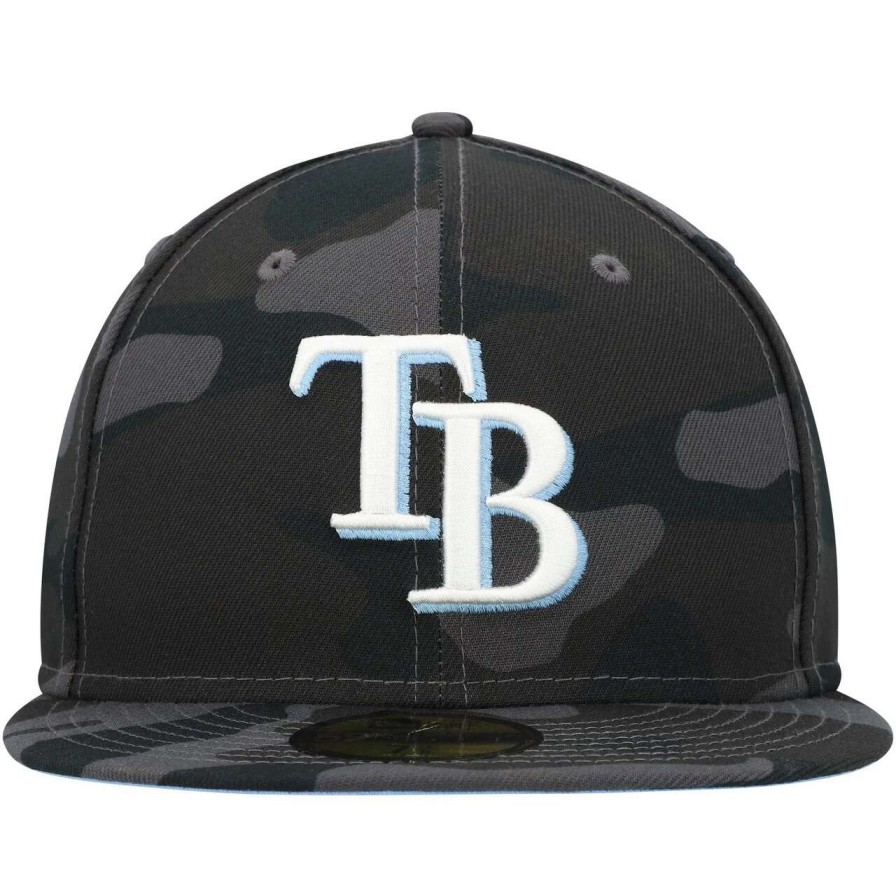 Team * | Men'S Tampa Bay Rays New Era Camo Dark 59Fifty Fitted Hat