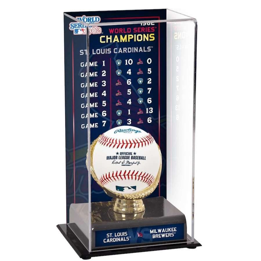 Collectibles & Memorabilia * | St. Louis Cardinals Fanatics Authentic 1982 World Series Champions Sublimated Display Case With Series Listing Image