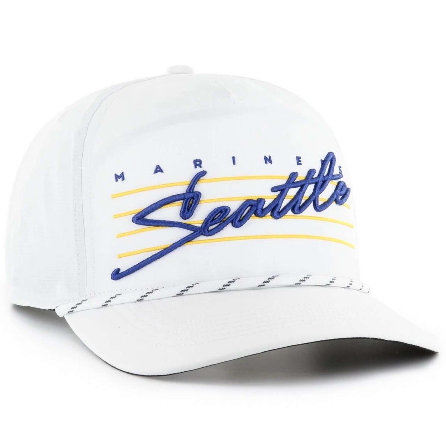 Team * | Men'S Seattle Mariners '47 White 2023 City Connect Downburst Hitch Adjustable Hat