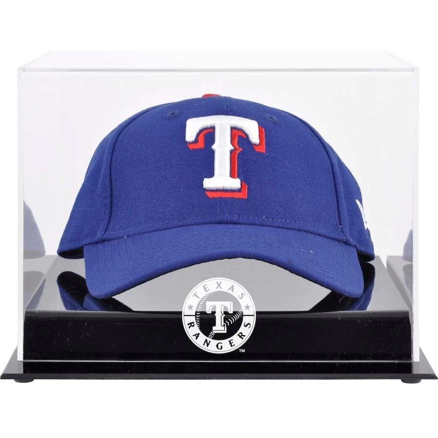 Collectibles & Memorabilia * | Texas Rangers Fanatics Authentic Acrylic Cap Logo Display Case