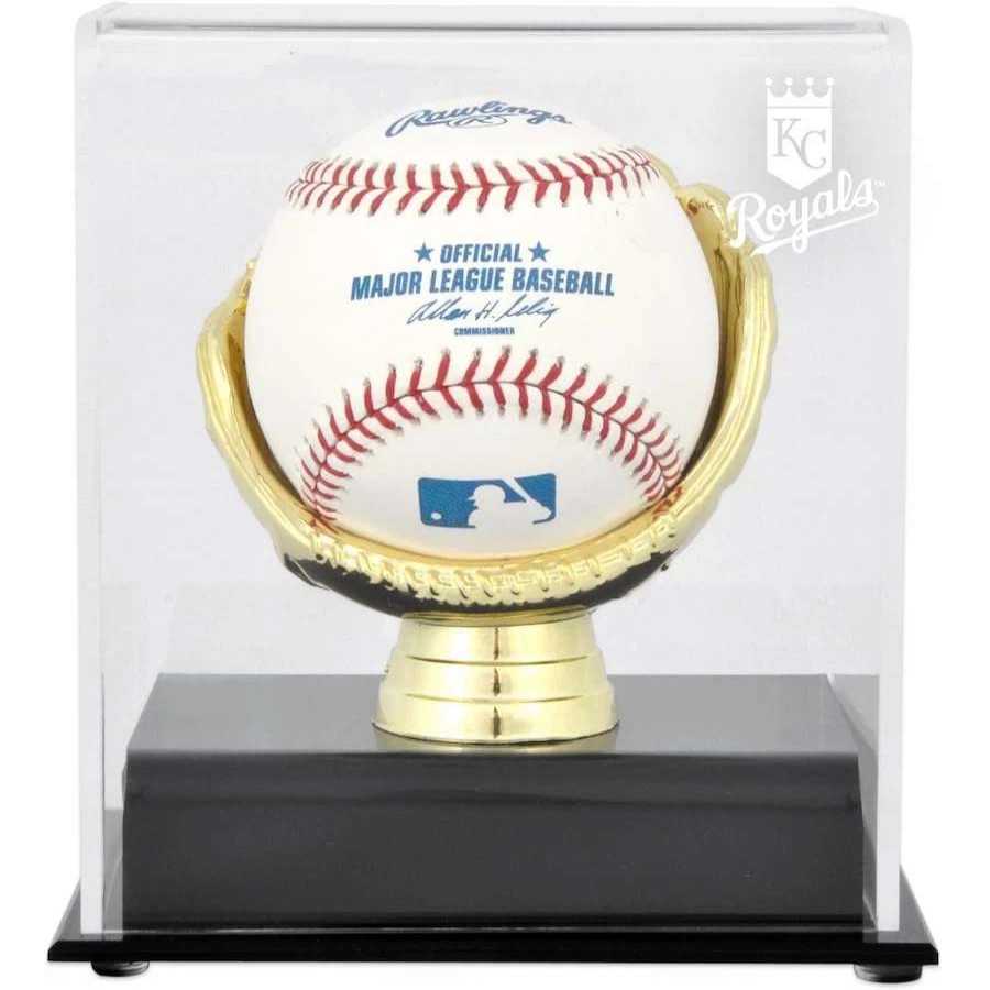 Collectibles & Memorabilia * | Kansas City Royals Fanatics Authentic Gold Glove Single Baseball Logo Display Case