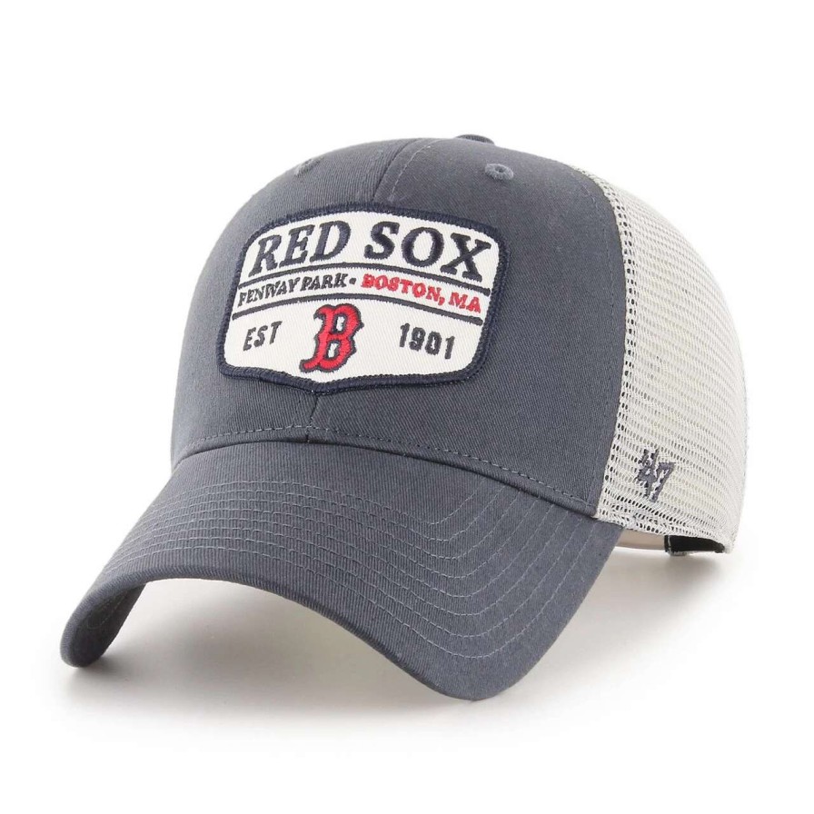 Team * | Men'S Boston Red Sox '47 Navy Team Flagship Mvp Adjustable Hat