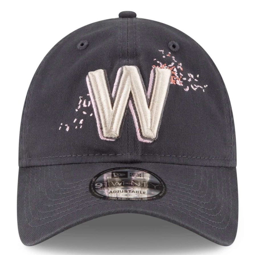 Team * | Men'S Washington Nationals New Era Graphite 2022 City Connect 9Twenty Adjustable Hat