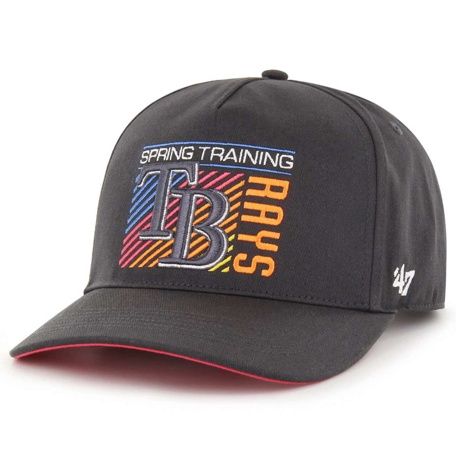 Team * | Men'S Tampa Bay Rays '47 Charcoal 2023 Spring Training Reflex Hitch Snapback Hat