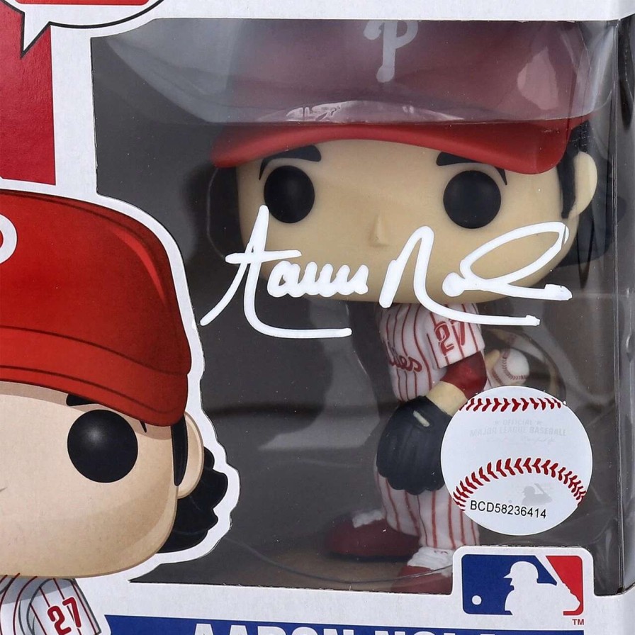 Collectibles & Memorabilia * | Autographed Philadelphia Phillies Aaron Nola Fanatics Authentic Funko Pop! Figurine Limited Edition Of 100