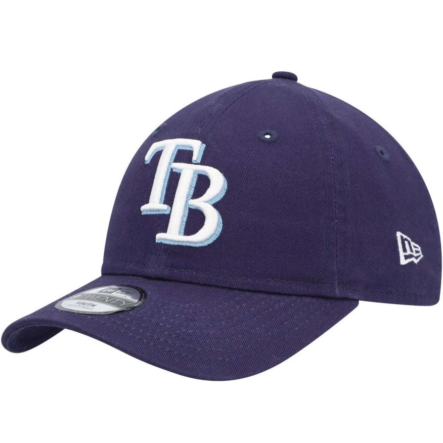 Team * | Youth Tampa Bay Rays New Era Navy Core Classic 9Twenty Adjustable Hat