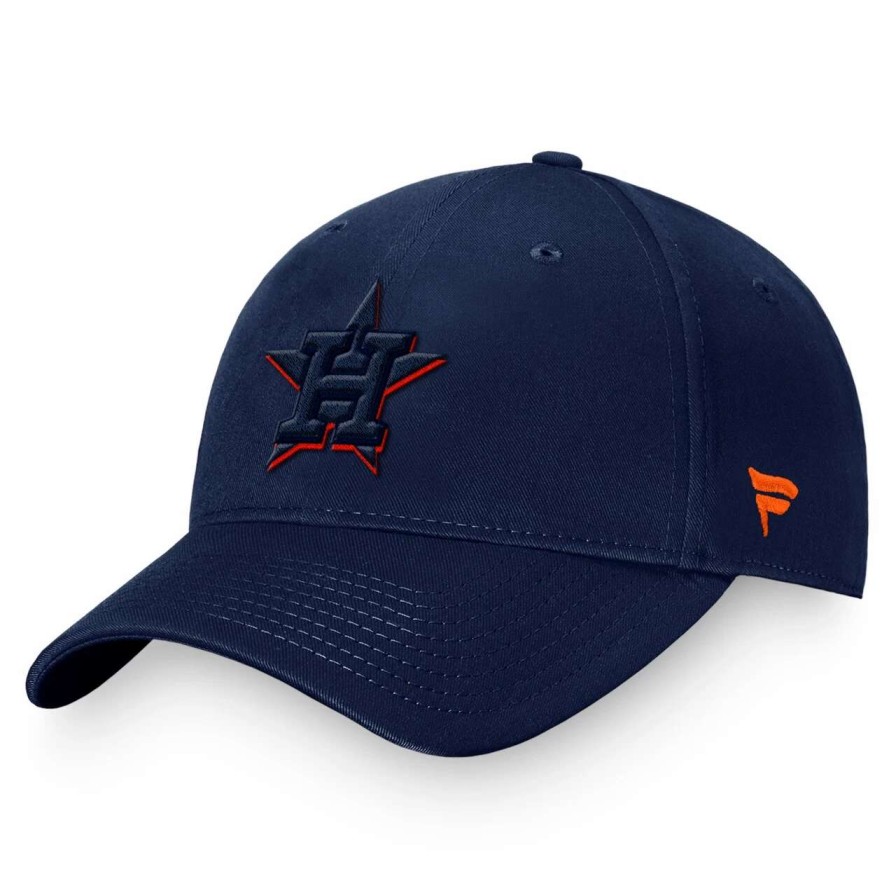 Team * | Men'S Houston Astros Fanatics Branded Navy Fundamental Shadow Snapback Hat