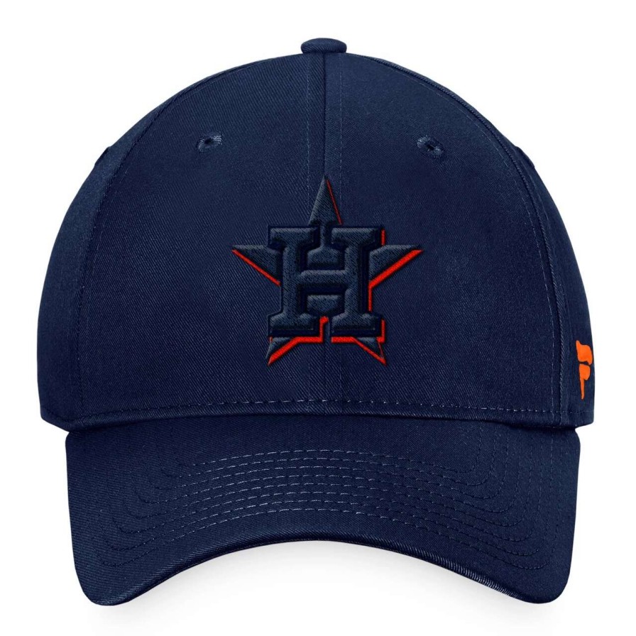 Team * | Men'S Houston Astros Fanatics Branded Navy Fundamental Shadow Snapback Hat