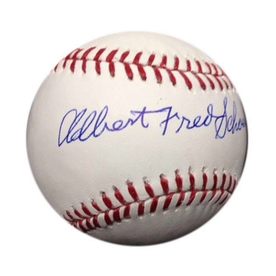 Collectibles & Memorabilia * | St. Louis Cardinals Albert Fred Schoendienst Autographed Baseball