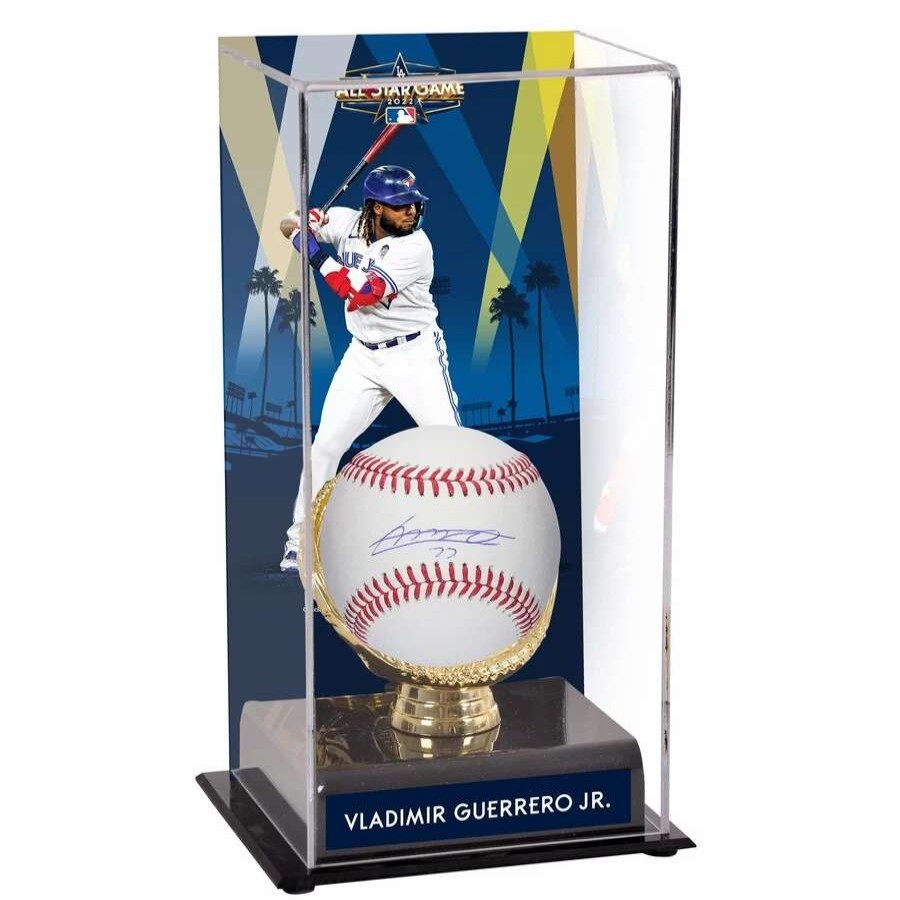 Collectibles & Memorabilia * | Autographed Toronto Blue Jays Vladimir Guerrero Jr. Fanatics Authentic Baseball And 2022 Mlb All-Star Game Gold Glove Display Case With Image