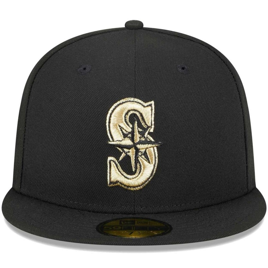 Team * | Men'S Seattle Mariners New Era Black 2023 59Fifty Day Fitted Hat