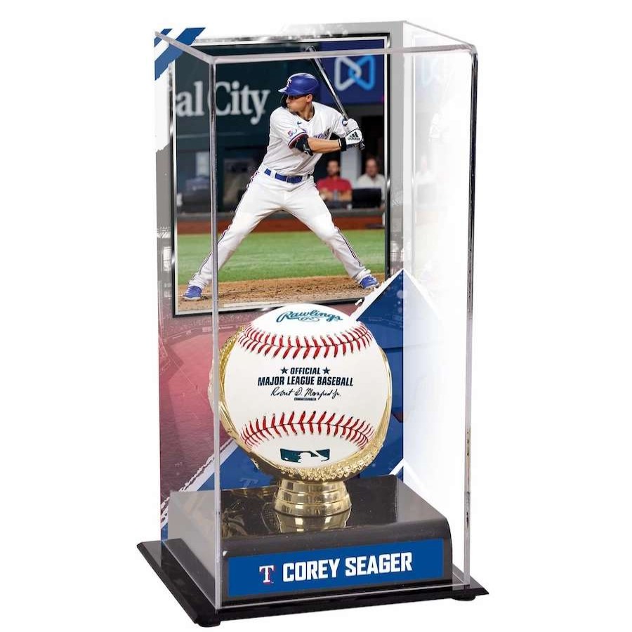 Collectibles & Memorabilia * | Texas Rangers Corey Seager Fanatics Authentic Gold Glove Display Case With Image