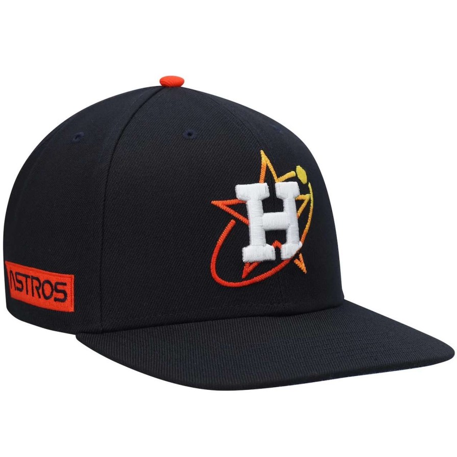 Team * | Men'S Houston Astros '47 Navy 2021 City Connect Captain Snapback Hat