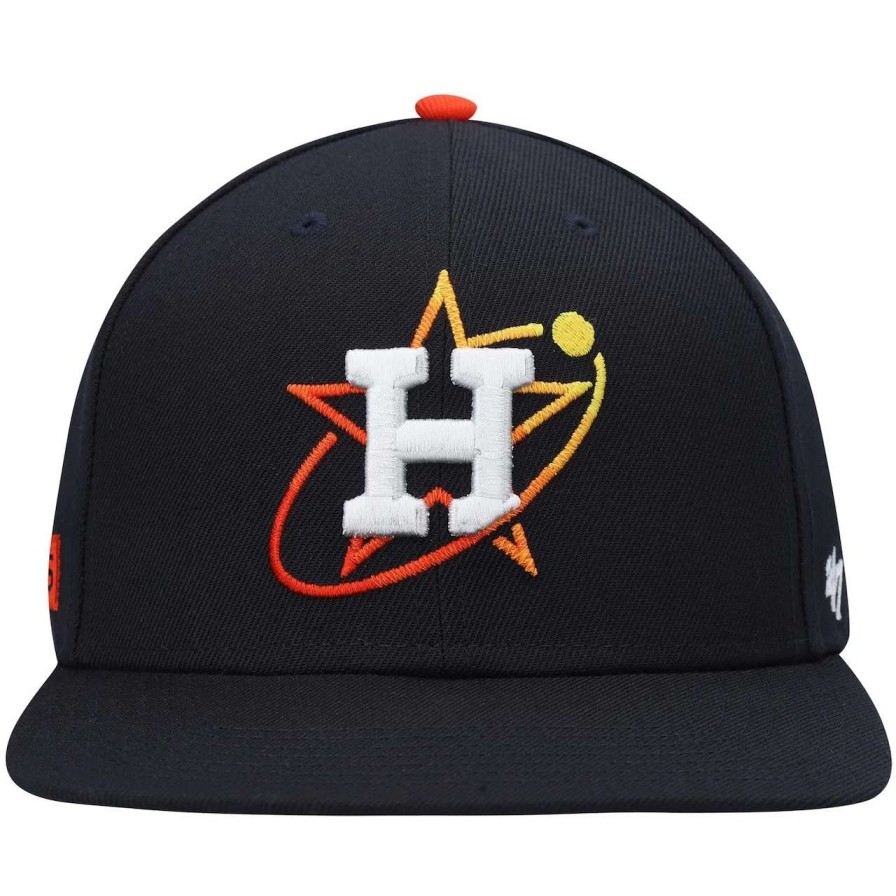 Team * | Men'S Houston Astros '47 Navy 2021 City Connect Captain Snapback Hat