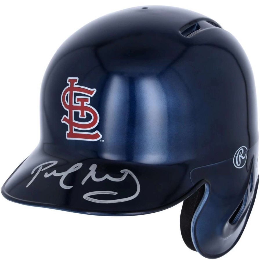 Collectibles & Memorabilia * | Paul Goldschmidt St. Louis Cardinals Autographed Fanatics Authentic Alternate Chrome Mini Batting Helmet Fanatics Exclusive