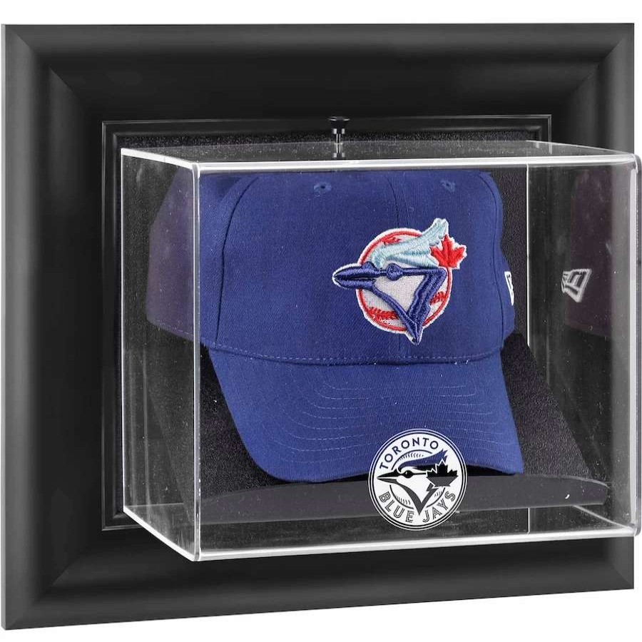 Collectibles & Memorabilia * | Toronto Blue Jays Fanatics Authentic Black Framed Wall-Mounted Logo Cap Display Case