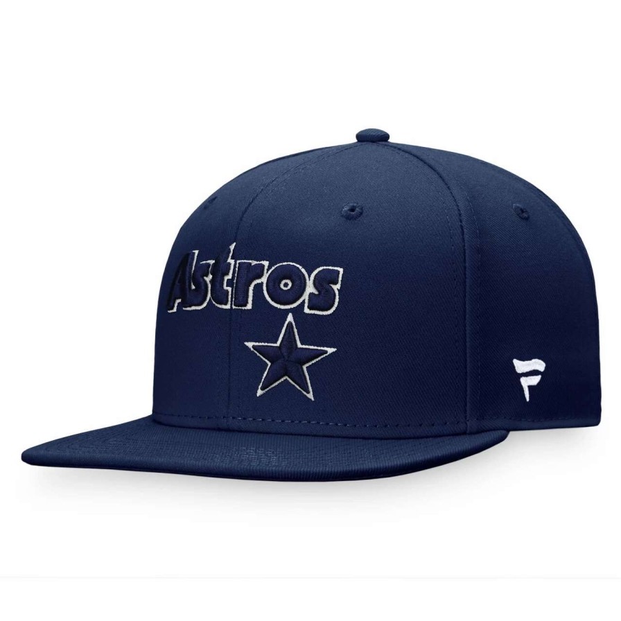 Team * | Men'S Houston Astros Fanatics Branded Navy Cooperstown Collection Fitted Hat