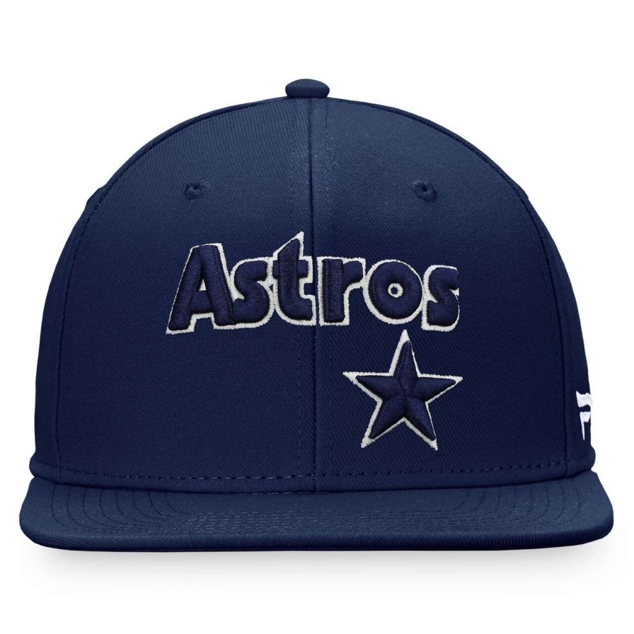 Team * | Men'S Houston Astros Fanatics Branded Navy Cooperstown Collection Fitted Hat