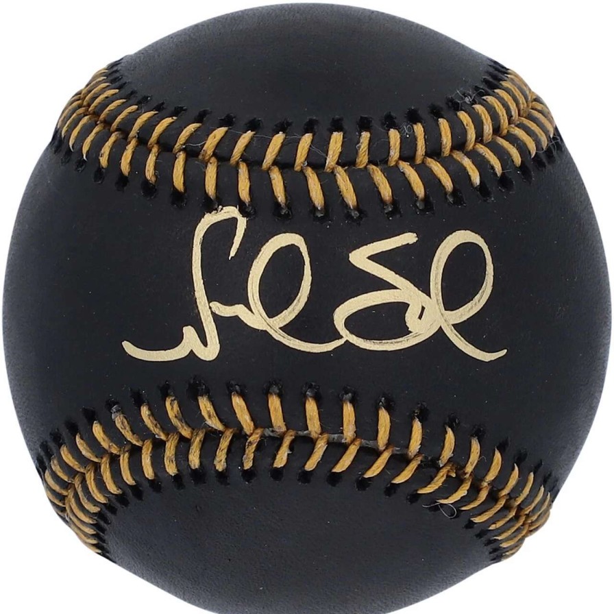 Collectibles & Memorabilia * | Autographed Los Angeles Angels Noah Syndergaard Fanatics Authentic Black Leather Baseball