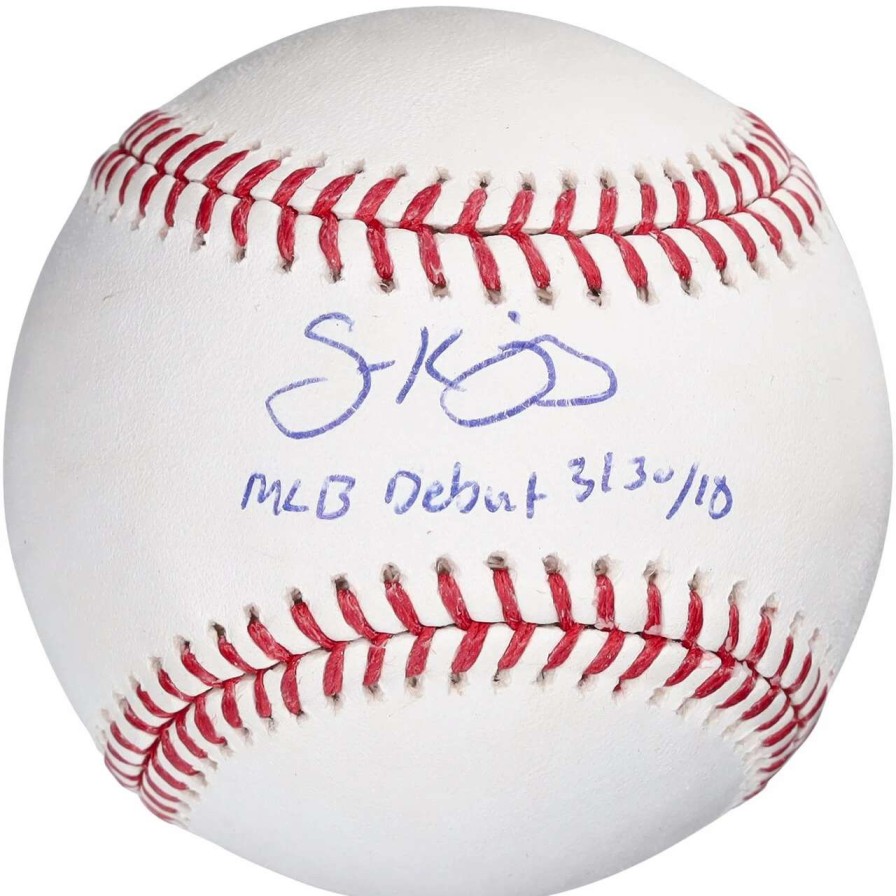 Collectibles & Memorabilia * | Autographed Philadelphia Phillies Scott Kingery Fanatics Authentic Baseball With "Mlb Debut 3/30/18" Inscription