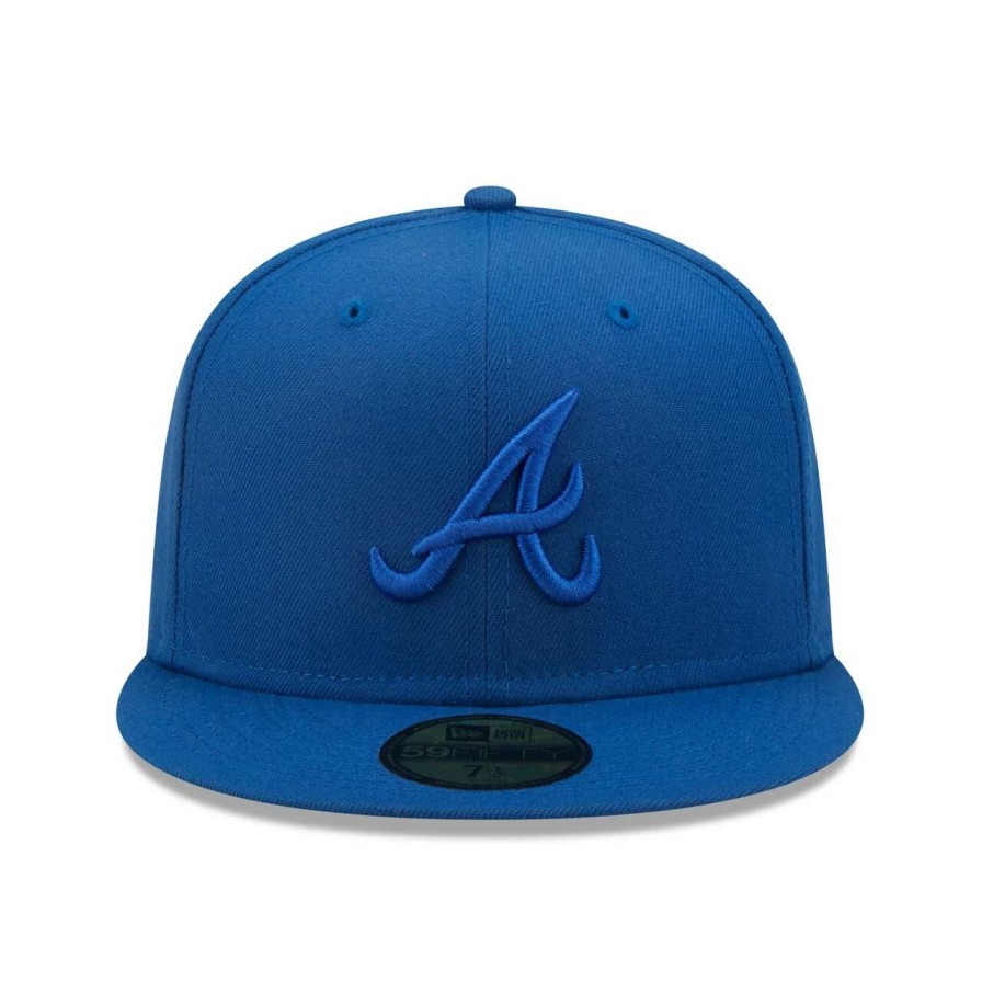 Team * | Men'S Atlanta Braves New Era Royal Tonal 59Fifty Fitted Hat