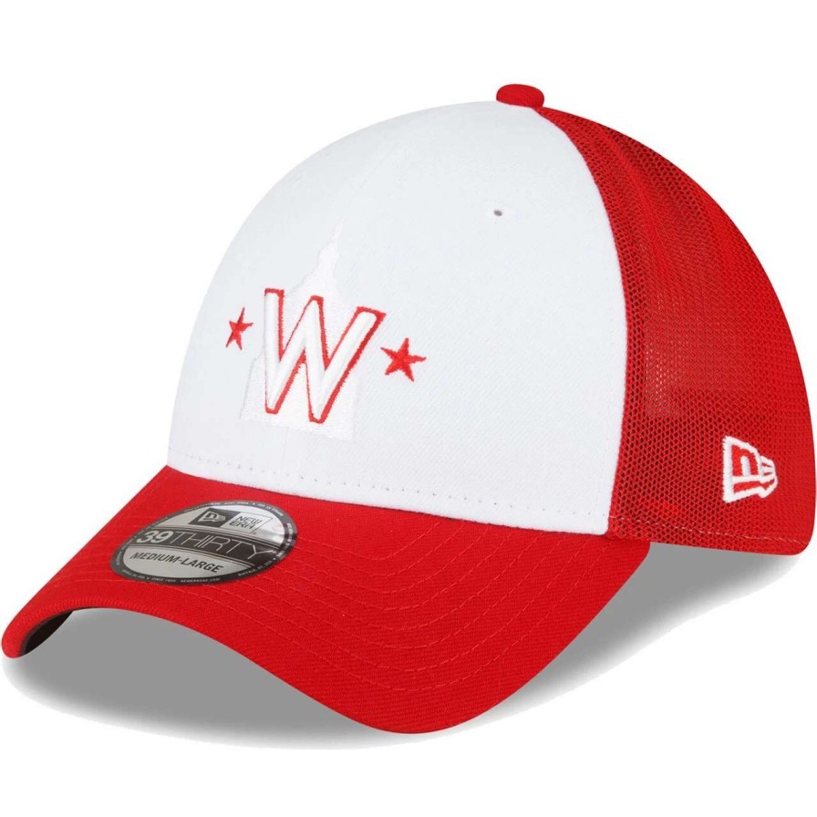 Team * | Men'S Washington Nationals New Era Red/White 2023 On-Field Batting Practice 39Thirty Flex Hat