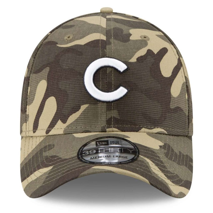 Team * | Men'S Chicago Cubs New Era Camo 2021 Armed Forces Day 39Thirty Flex Hat