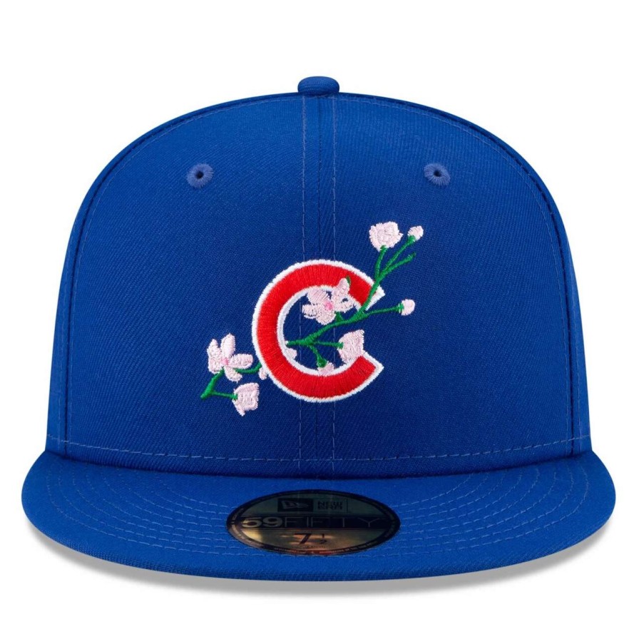 Team * | Men'S Chicago Cubs New Era Royal 2016 World Series Bloom Side Patch 59Fifty Fitted Hat